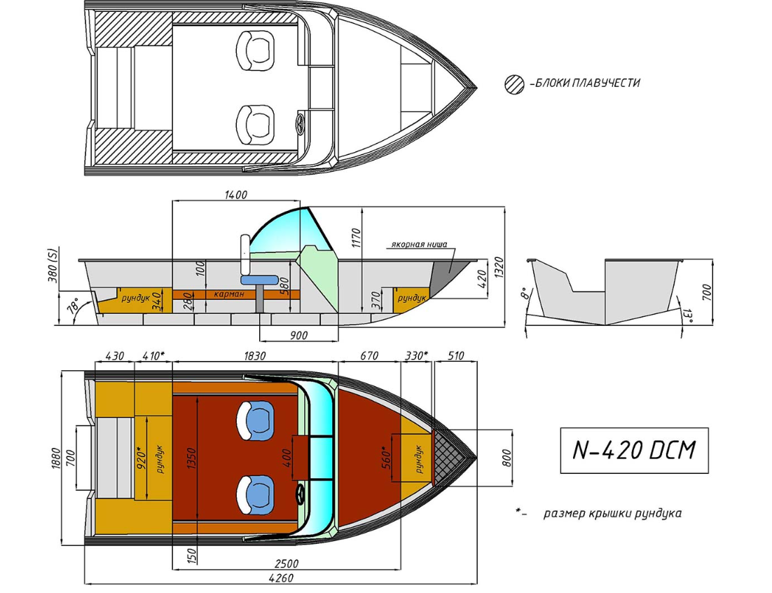 Алюминиевый катер Неман-420 DCM в Ногинске