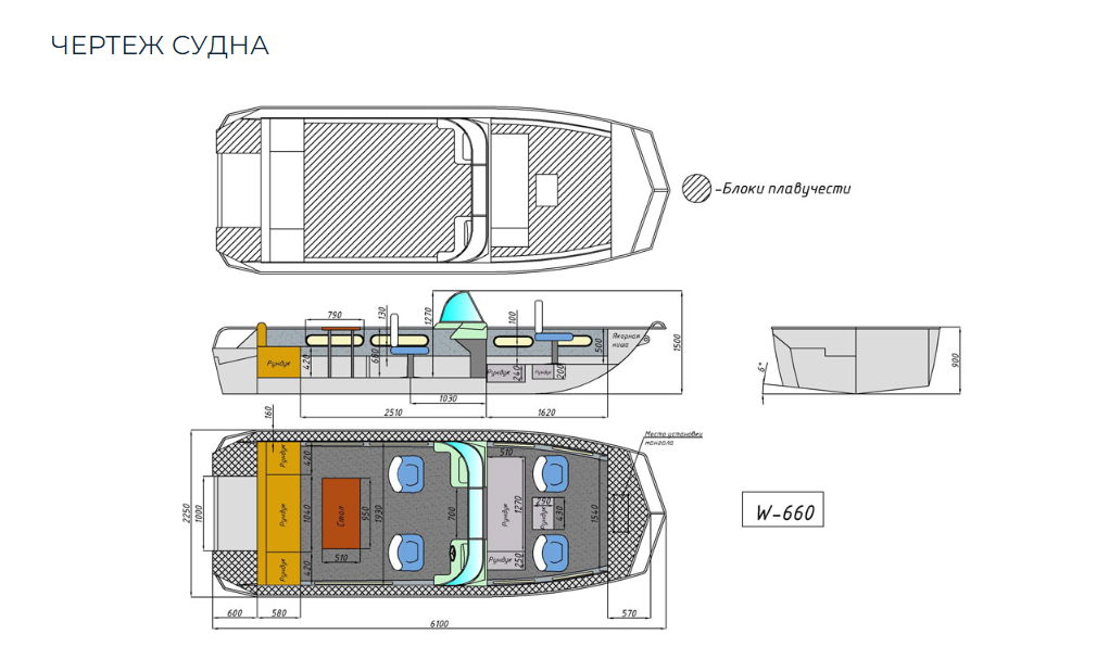 Алюминиевый катер Wyatboat-660 в Ногинске