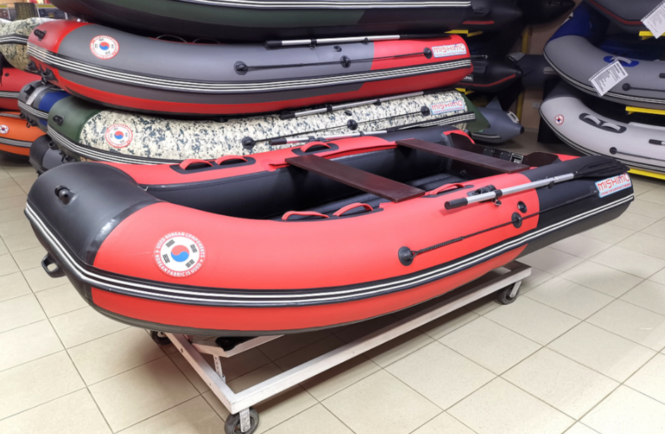 КОМПЛЕКТ Лодка MISHIMO PRO 350 + ЛОДОЧНЫЙ МОТОР MARLIN MP 9.9 (20) AMHS PRO в Ногинске