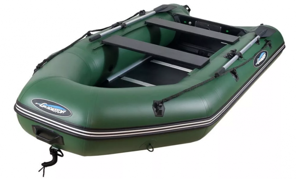 МОТОРНО-ГРЕБНАЯ ЛОДКА ПВХ GLADIATOR А 340 ТК С ФАНЕРНЫМ ПОЛОМ в Ногинске