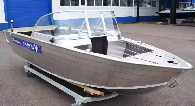 Алюминиевый катер Wyatboat-390 DCM Увеличенный борт в Ногинске