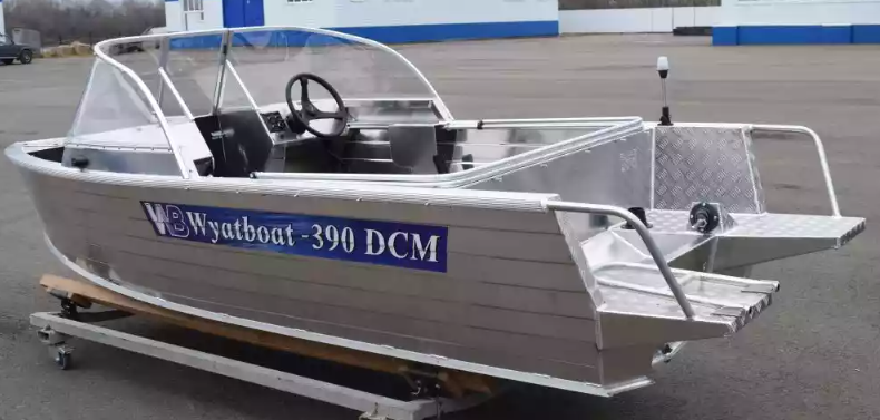 Алюминиевый катер Wyatboat-390 DCM Увеличенный борт в Ногинске