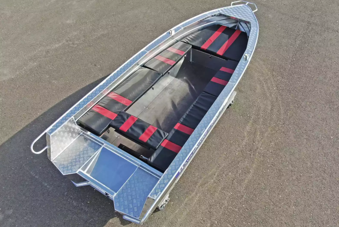 Алюминиевая лодка Wyatboat-390РМ увеличенный борт в Ногинске