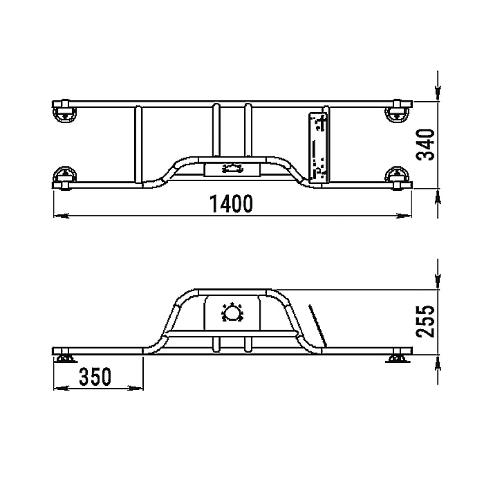 Стойка рулевая с бортовым креплением малая в Ногинске