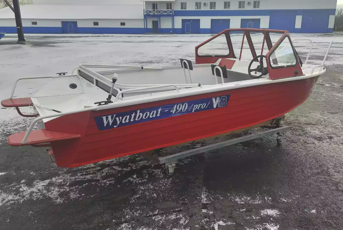 Алюминиевый катер Wyatboat-490 DCM Pro в Ногинске
