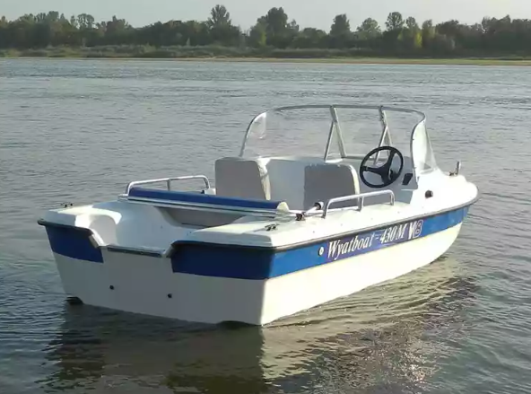 Стеклопластиковый катер Wyatboat-430 M (тримаран) в Ногинске