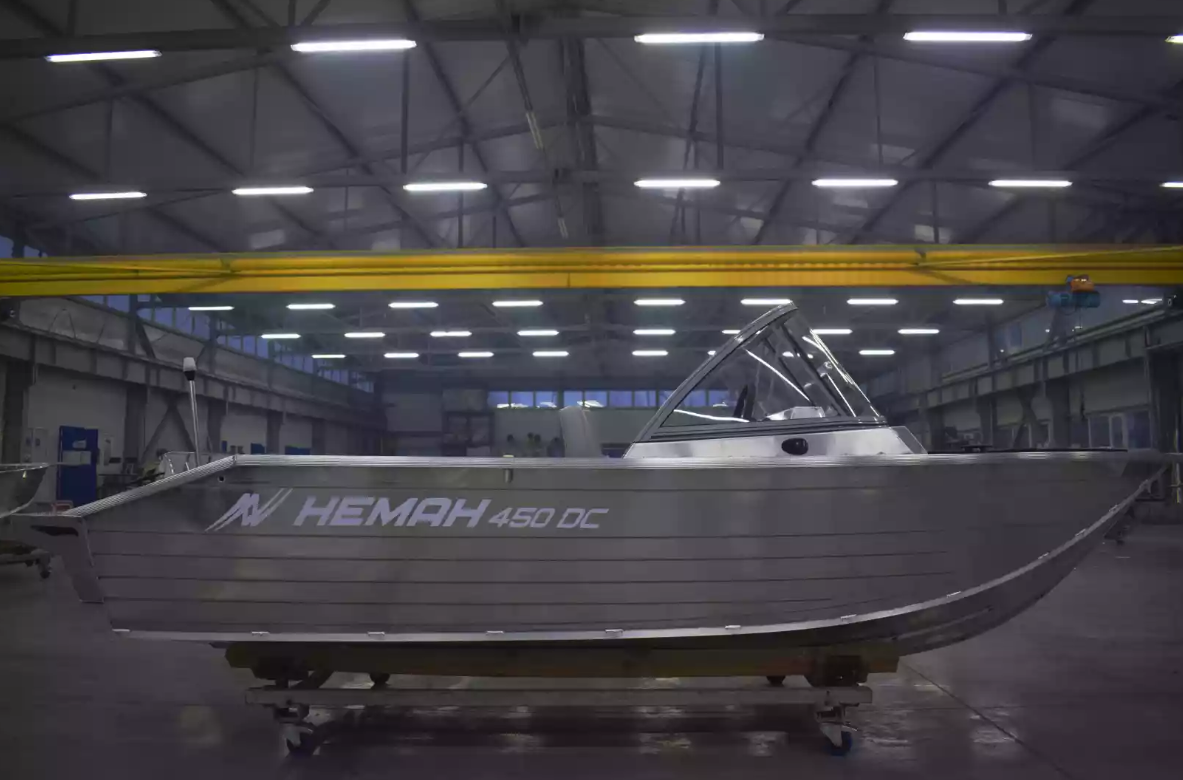 Алюминиевый катер Неман-450 DC NEW без покраски в Ногинске