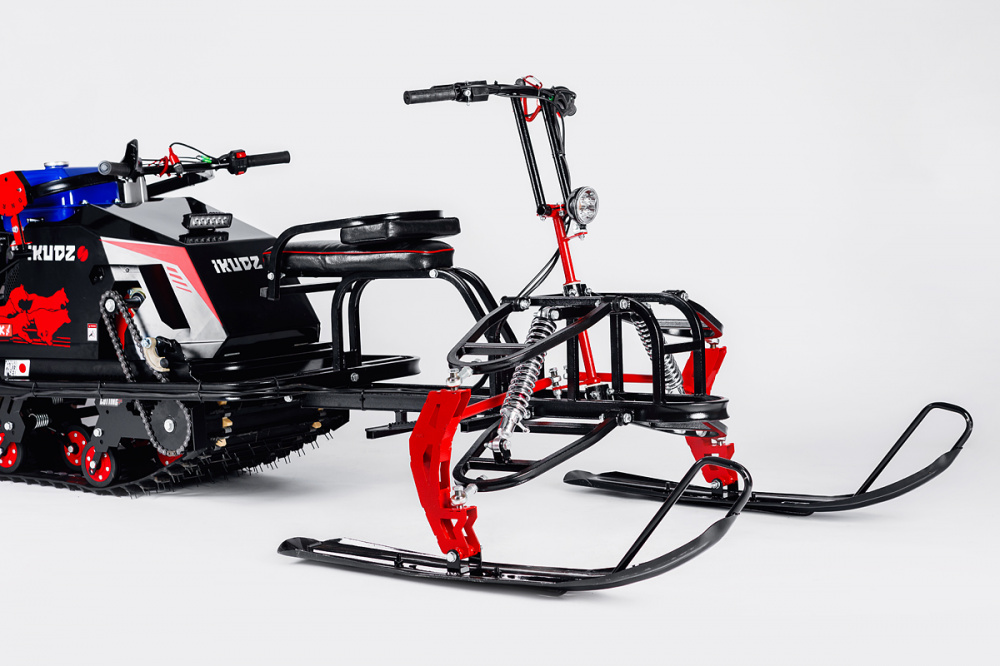 Лыжный модуль IKUDZO TERRAIN с подогревом ручек пластиковые лыжи в Ногинске