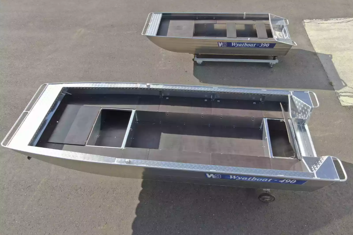 Алюминиевая лодка Wyatboat-490 Jonboat в Ногинске