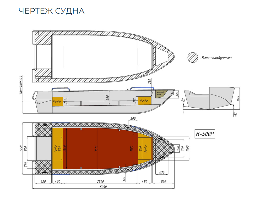 Алюминиевая лодка Неман-500 P в Ногинске