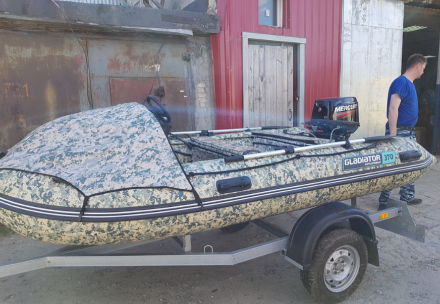 НАДУВНАЯ ЛОДКА GLADIATOR C370AL в Ногинске