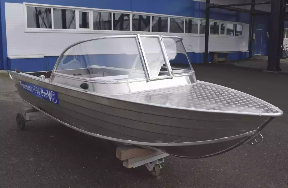 Алюминиевая лодка Wyatboat-390 Pro в Ногинске