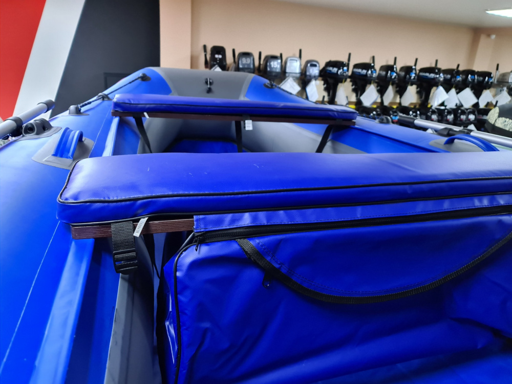 КОМПЛЕКТ МЯГКИХ НАКЛАДОК С СУМКОЙ ДЛЯ ЛОДОК 90Х20 СИНИЙ в Ногинске