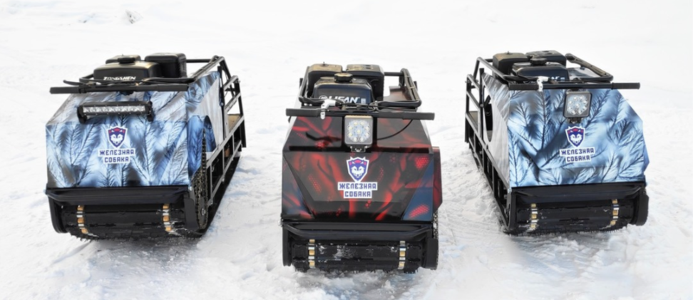 Мотобуксировщик Irondog (Железная собака) M500 20  Камуфляж Охотник в Ногинске