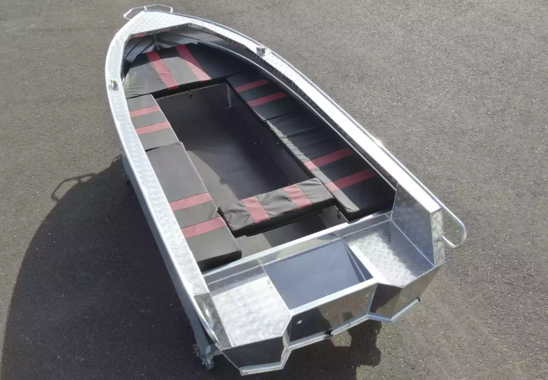 Алюминиевая лодка Wyatboat-390РМ увеличенный борт в Ногинске