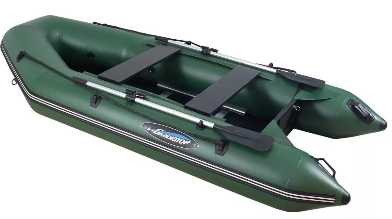 МОТОРНО-ГРЕБНАЯ ЛОДКА ПВХ GLADIATOR A 280 ТК С ФАНЕРНЫМ ДНОМ в Ногинске