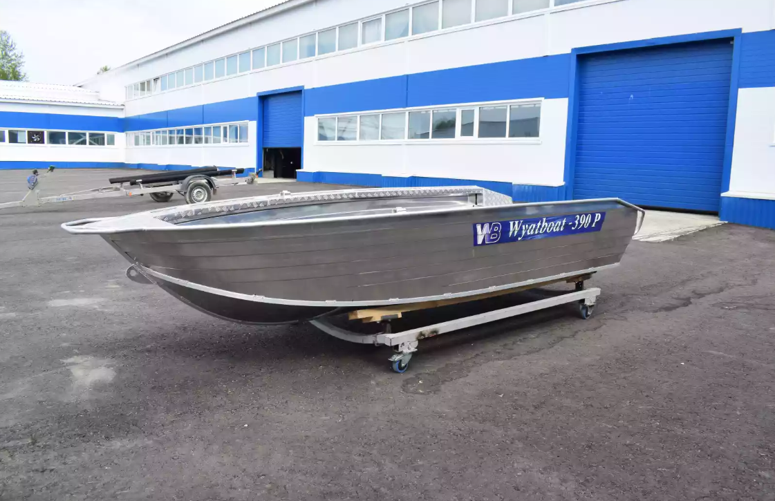 Алюминиевая лодка Wyatboat-390Р Увеличенный борт в Ногинске