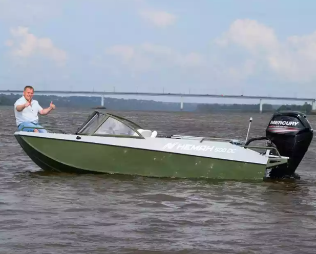 Алюминиевый катер Неман 500 DC водомёт в Ногинске