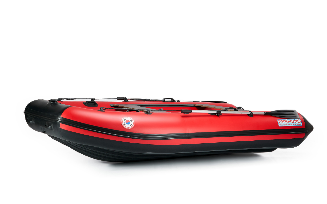 КОМПЛЕКТ ЛОДКА MISHIMO RAPID 380 PRO+ ЛОДОЧНЫЙ МОТОР MARLIN MP 9.9 (20) AMHS PROLINE FORCE в Ногинске