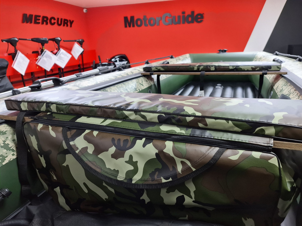 КОМПЛЕКТ МЯГКИХ НАКЛАДОК С СУМКОЙ ДЛЯ ЛОДОК 105Х20 КАМУФЛЯЖ в Ногинске