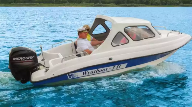 Стеклопластиковый катер Wyatboat-3 П (полурубка) в Ногинске