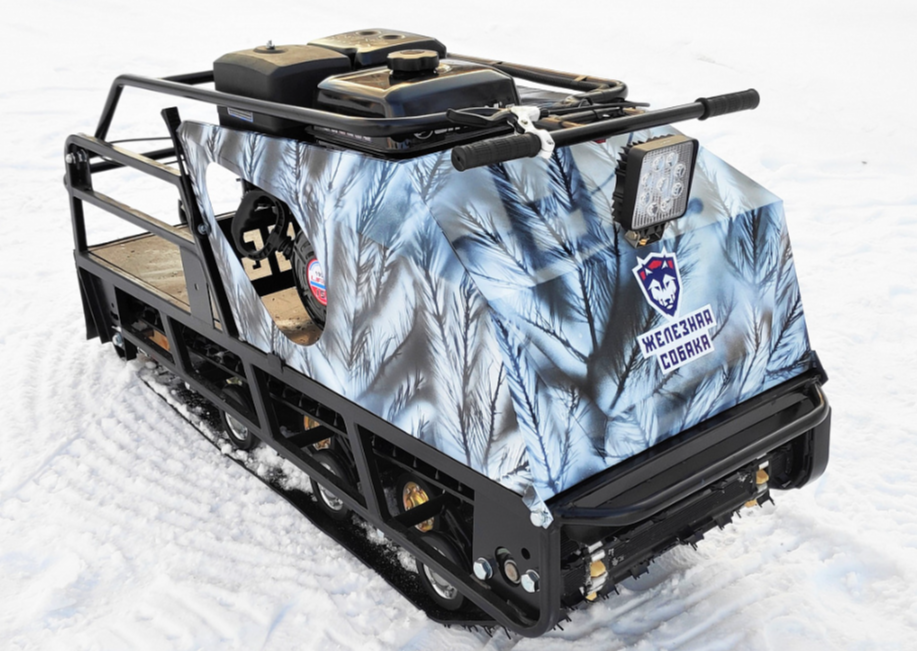Мотобуксировщик Irondog (Железная собака) M500 20  Камуфляж Охотник в Ногинске