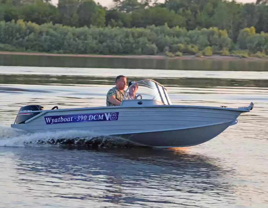 Алюминиевая лодка Wyatboat-390 DCM в Ногинске