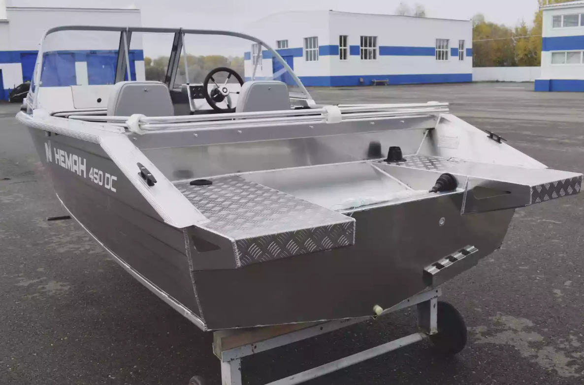 Алюминиевый катер Неман-450 DC NEW без покраски в Ногинске