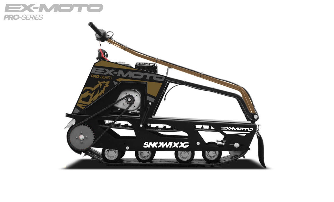 Мотобуксировщик EX-MOTO SNOWDOG S380 8л.с. в Ногинске