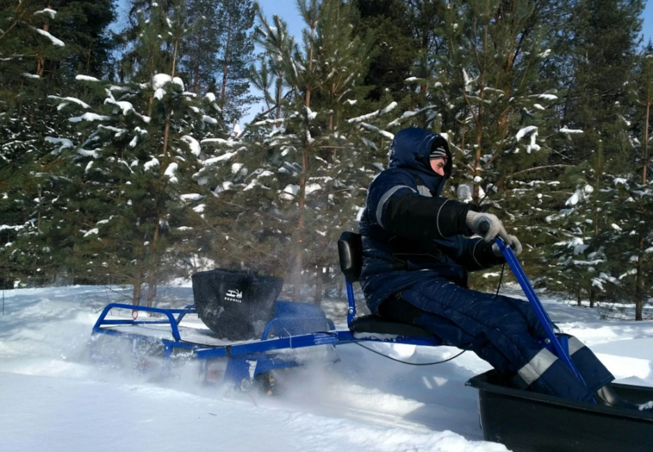Мотобуксировщик толкач Альбатрос-XL8 с модулем. Без фары, тележки в Ногинске