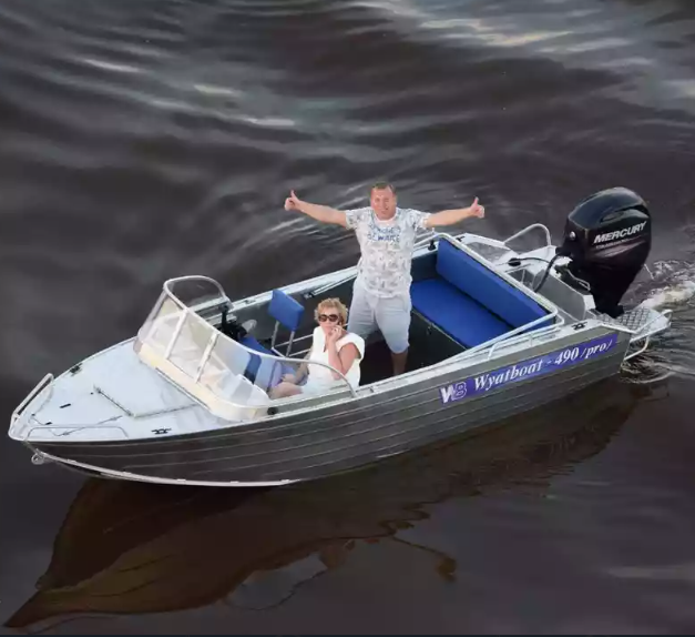 Алюминиевый катер Wyatboat-490 Pro в Ногинске