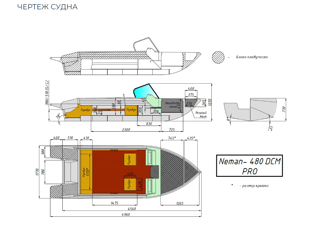 Алюминиевый катер Neman-480 DCM PRO в Ногинске