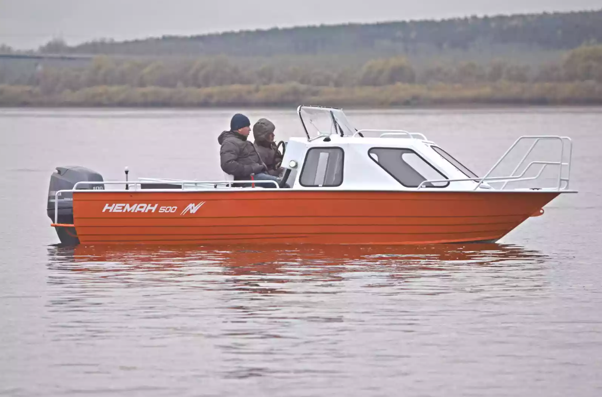 Алюминиевый катер Неман-500 (каютный) в Ногинске