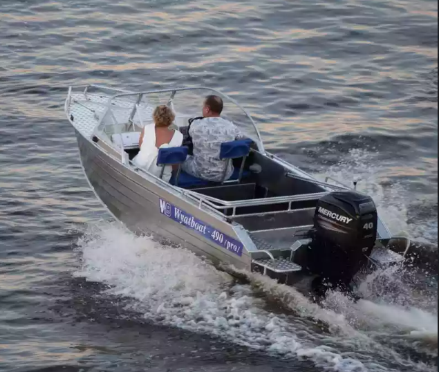 Алюминиевый катер Wyatboat-490 Pro в Ногинске