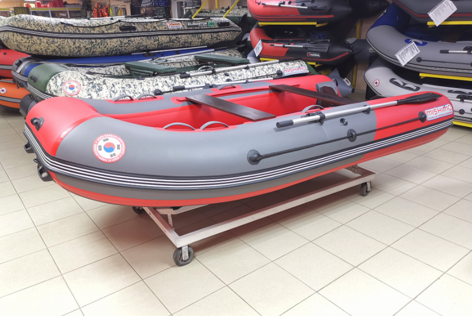 КОМПЛЕКТ Лодка MISHIMO PRO 350 + ЛОДОЧНЫЙ МОТОР MARLIN MP 9.9 (20) AMHS PRO в Ногинске