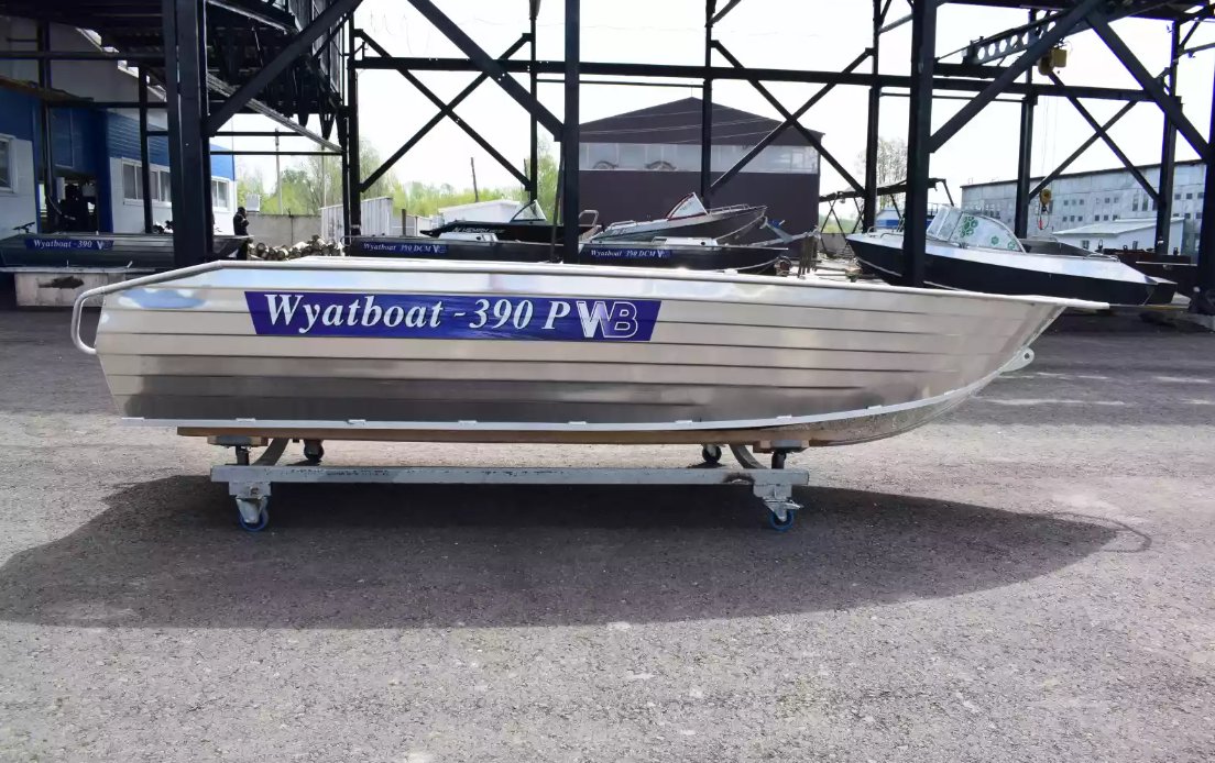 Алюминиевая лодка Wyatboat-390Р Увеличенный борт в Ногинске