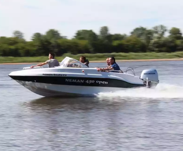 Стеклопластиковый катер Neman-450 Open в Ногинске