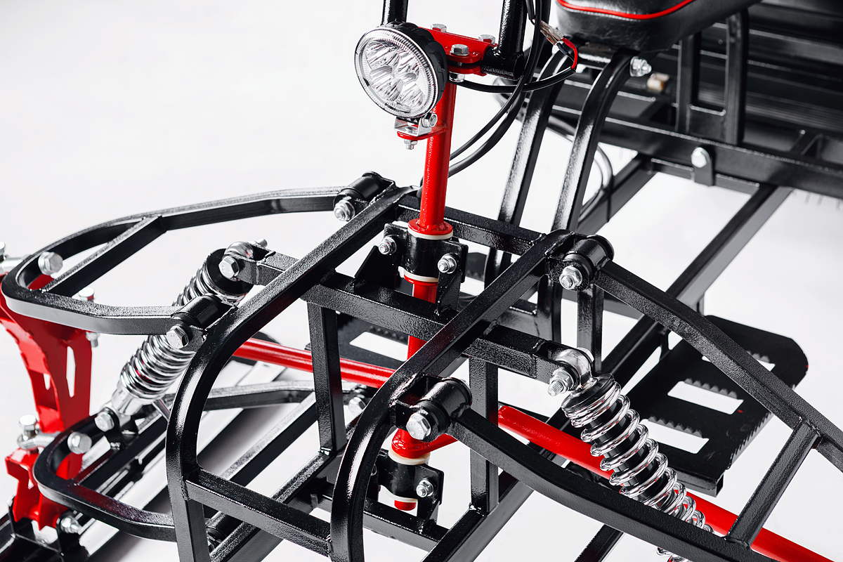 Лыжный модуль IKUDZO TERRAIN с подогревом ручек металлические лыжи в Ногинске