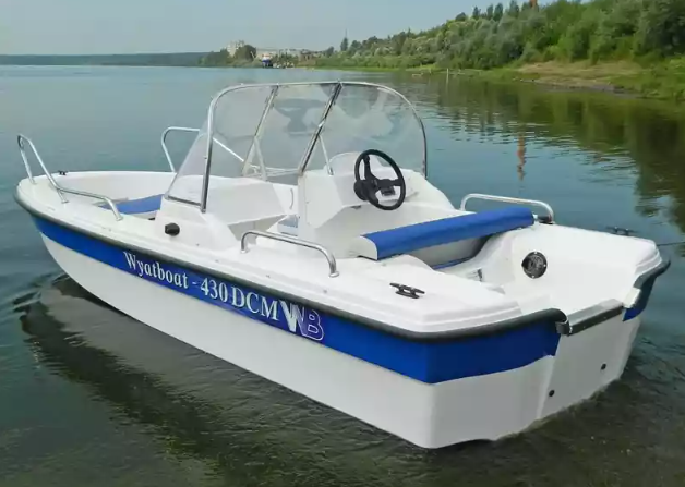 Стеклопластиковый катер Wyatboat-430 DCM (тримаран) в Ногинске