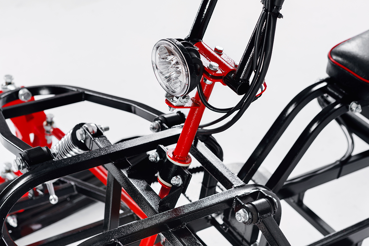 Лыжный модуль IKUDZO TERRAIN с подогревом ручек металлические лыжи в Ногинске