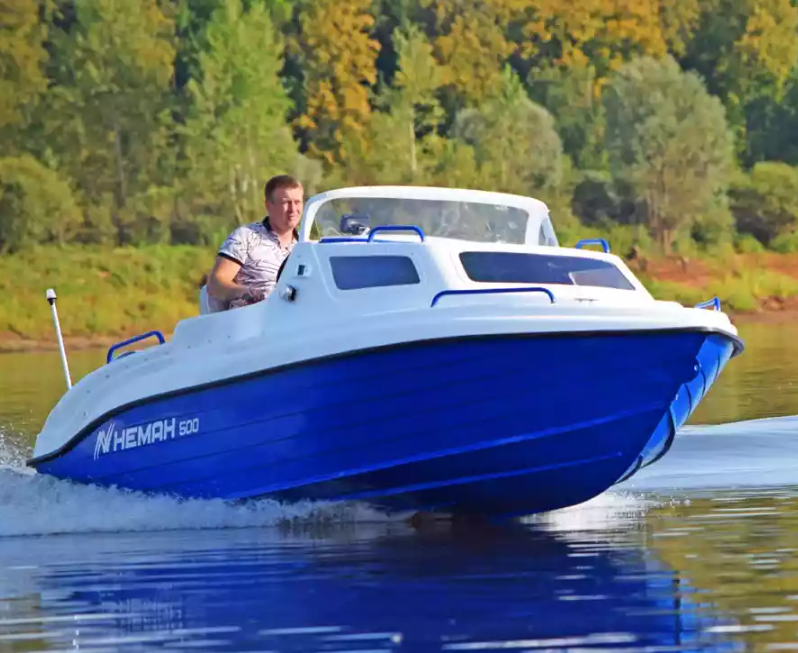 Комбинированный катер Neman-500 с каютой в Ногинске