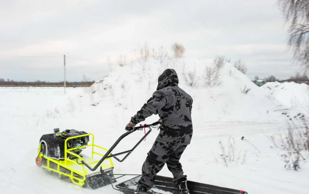 Мотобуксировщик Бурлак ХОЗЯИН-1 (капот металл) в Ногинске