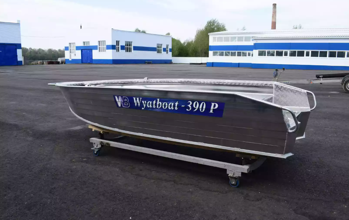 Алюминиевая лодка Wyatboat-390Р Увеличенный борт в Ногинске