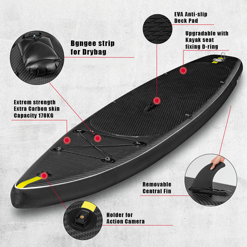 SUP (САП) ДОСКА MISHIMO CARBON DARKSIDE 10.6’ (325СМ) в Ногинске