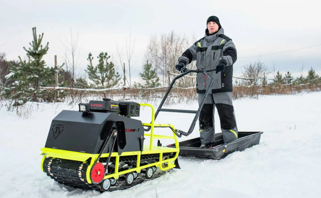 Мотобуксировщик Бурлак ХОЗЯИН-1 (капот металл) в Ногинске