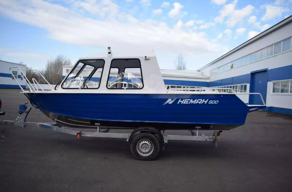 Алюминиевый катер Неман-500 (закрытая рубка) в Ногинске
