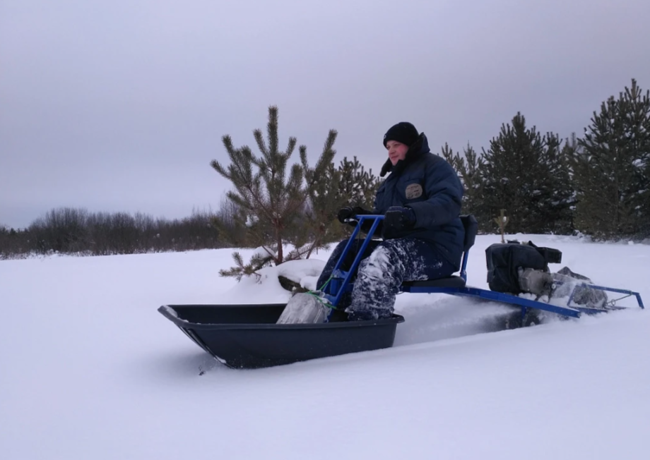 Мотобуксировщик толкач Альбатрос-XL8 с модулем. Без фары, тележки в Ногинске