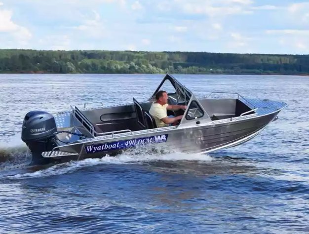 Алюминиевый катер Wyatboat-490 DCM Pro в Ногинске