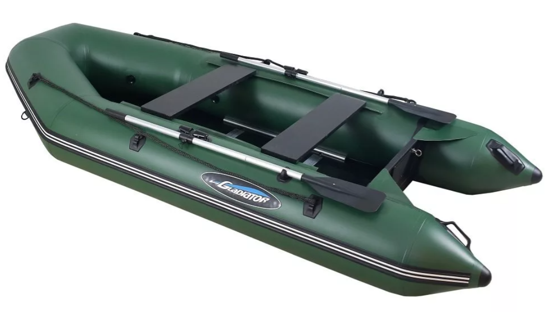 МОТОРНО-ГРЕБНАЯ ЛОДКА ПВХ GLADIATOR А 340 ТК С ФАНЕРНЫМ ПОЛОМ в Ногинске