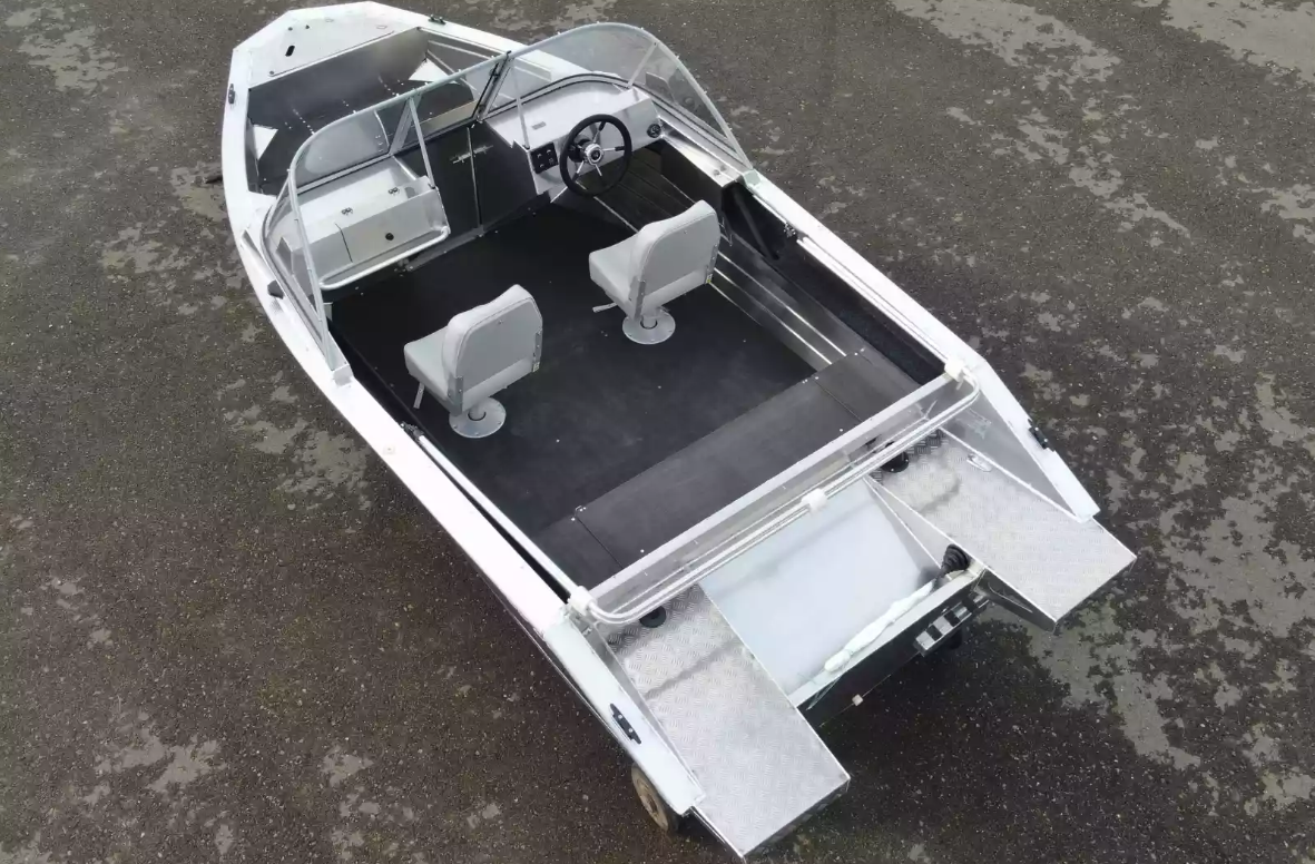 Алюминиевый катер Неман-450 DC NEW без покраски в Ногинске